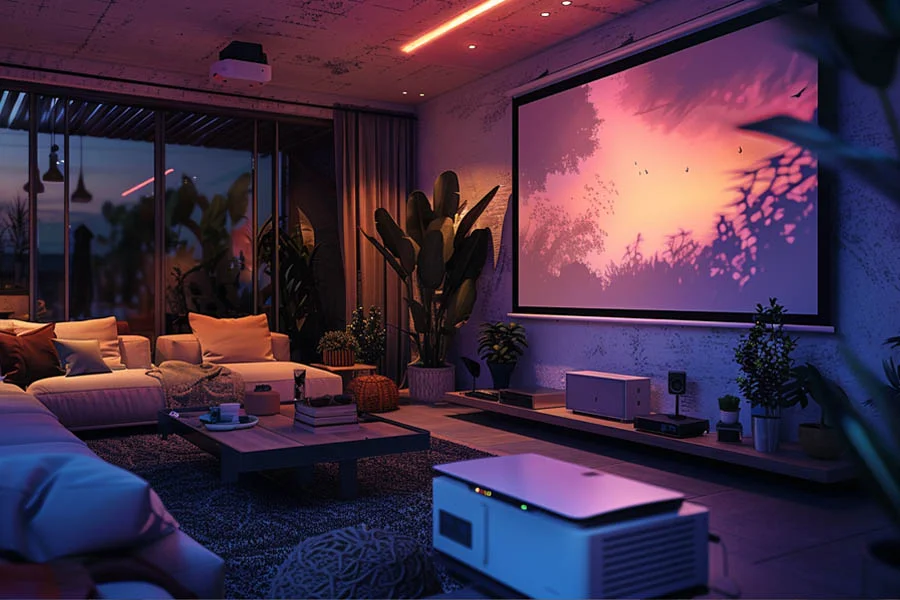 smart tv projector